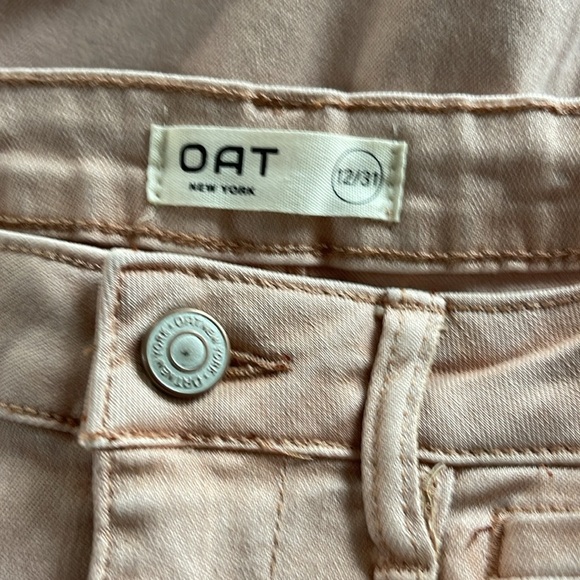 OAT - wide Leg Cropped Jeans - size 12 - Picture 3 of 5